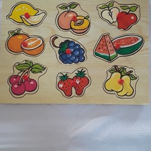 Wooden Toy Fruit Puzzle